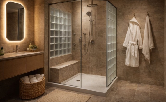 Никаких порогов и скользких бортиков: открытый душ — самый безопасный выбор для всей семьи Никаких порогов и скользких бортиков: открытый душ — самый безопасный выбор для всей семьи